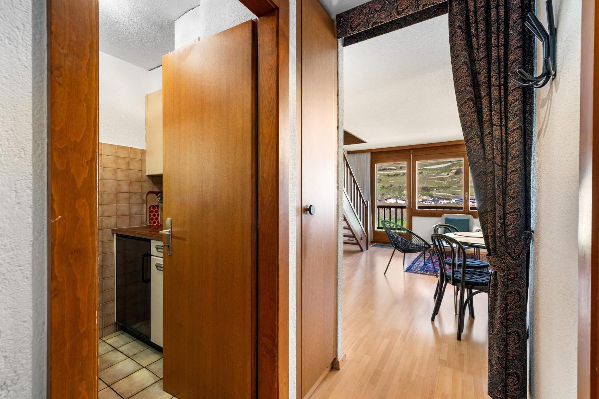 Appartamento Duplex Cosy Aux Bains De Saillon Esterno foto